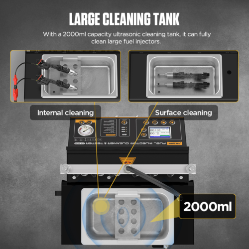 AUTOOL CT500 - Industriële GDI/EFI/FSI injectorreiniger en tester