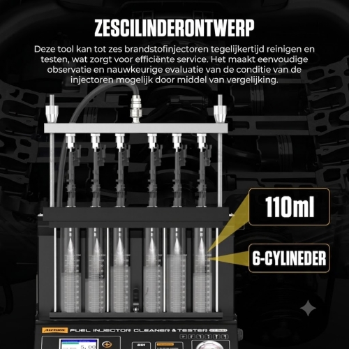 AUTOOL CT500 - Industriële GDI/EFI/FSI injectorreiniger en tester