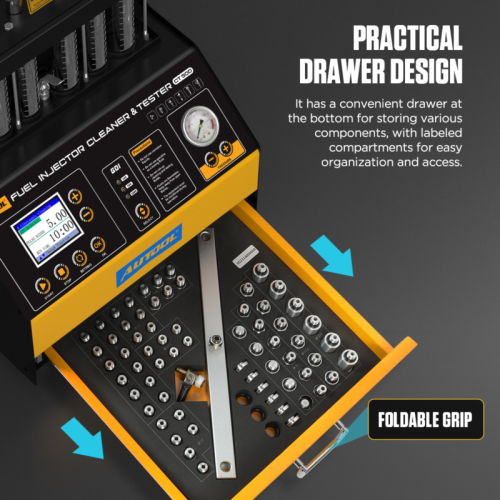 AUTOOL CT500 - Industriële GDI/EFI/FSI injectorreiniger en tester