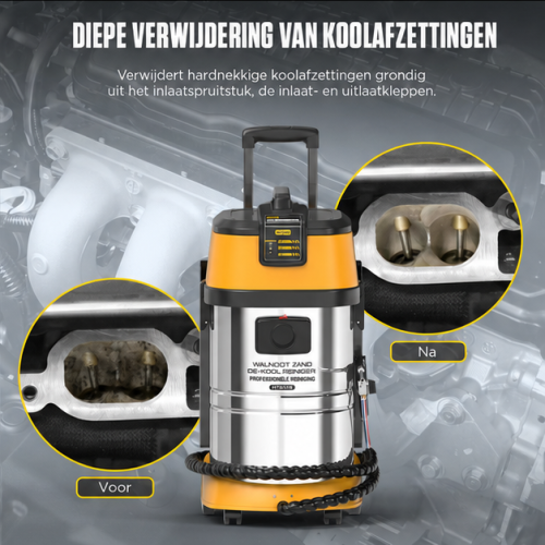 AUTOOL HTS518 Straalmachine voor kleppenreiniging met walnootschaalgranulaat