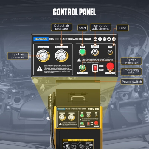 AUTOOL HTS709 Droogijsstraalmachine