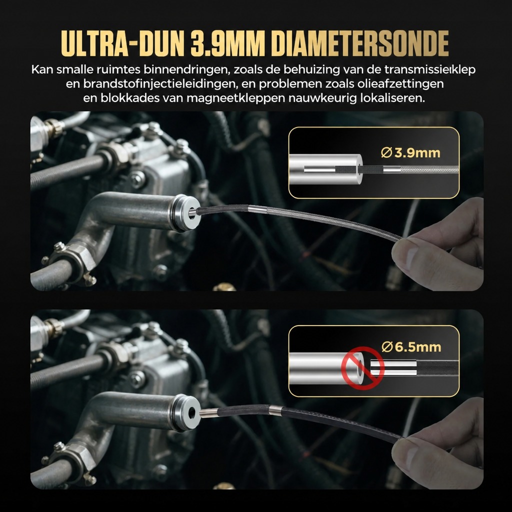 Ultradunne sonde van 3,9 mm