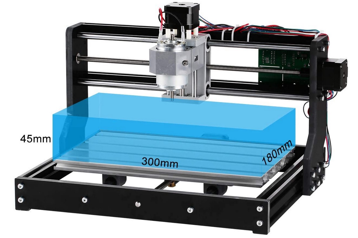 Eigenlijk resultaat servet CNC Freesmachine - Lasergraveerder 3018 PRO