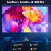 A9G FULL HD/4K LED-projector, WiFi 6 HDR10 ANDROID LED-tv met Dolby Audio-geluid