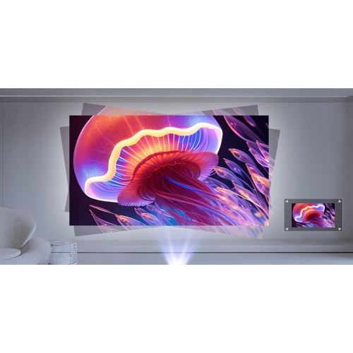 HY300 PRO HD TV-PROJECTOR 130'' ANDROID WIFI DRAAGBAAR DRAAIBAAR