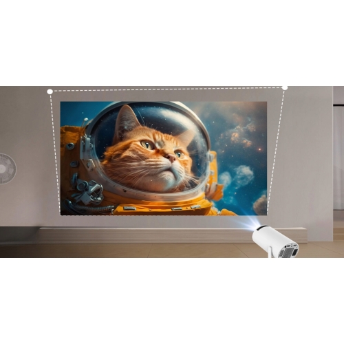 HY300 PRO HD TV-PROJECTOR 130'' ANDROID WIFI DRAAGBAAR DRAAIBAAR
