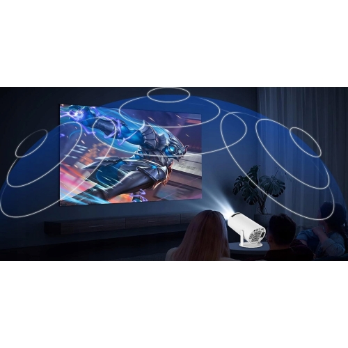 HY300 PRO HD TV-PROJECTOR 130'' ANDROID WIFI DRAAGBAAR DRAAIBAAR