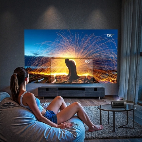 PicoPlay JMGO draagbare laser-DLP-projector + statief + powerbank