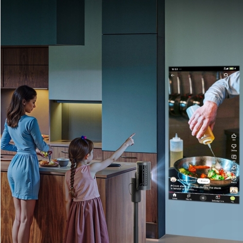 PicoPlay JMGO draagbare laser-DLP-projector + statief + powerbank