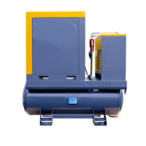 3-in-1 schroefcompressor 11 kW | 1500 l/min | 500 l tank en ontvochtiger