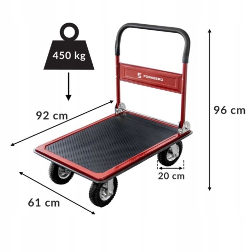Transport en opbergwagen max 450 kg