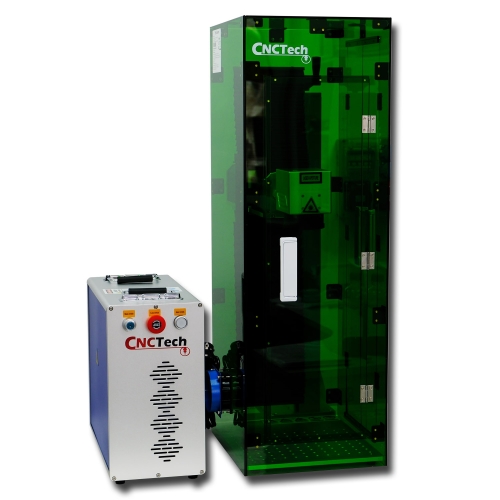 Beschermende behuizing met RX-1 extractor voor fiberlasers