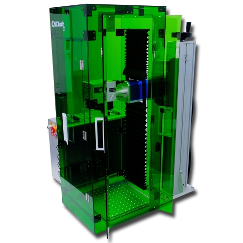 Beschermende behuizing met RX-1 extractor voor fiberlasers